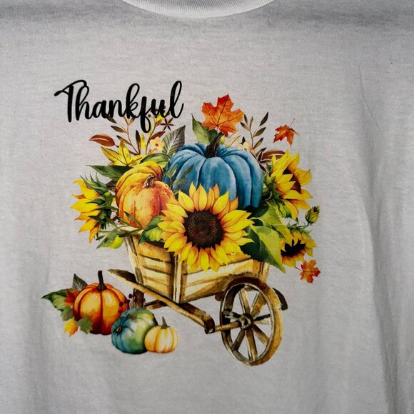 NEW Handcrafted Thankful Shirt Size Small - Picture 2 of 4